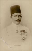 Adel Ausland Ägypten Khedive Abbas II. Foto AK I-II (Stauchung) - Historia