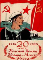 Russische Propaganda Marine  Künstlerkarte I-II - Evenementen