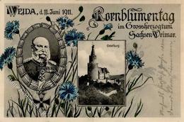 MARGARITENTAGE - KORNBLUMENTAG WEIDA 1911 - 1 Cm Einriß! - Exposiciones