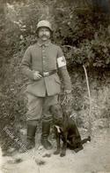 WK I Soldat Rotes Kreuz Hund  Foto AK I-II Chien - Guerra 1914-18