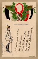 Regiment Berlin (1000) Garde Kürassier Regt.  Prägedruck 1905 I-II - Regimientos