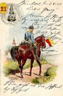 Regiment Bruchsal (7520) Nr. 21 2. Badisch. Dragoner Regt. 1905 I-II - Reggimenti