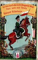 Regiment Darmstadt (6100) Leib-Dragoner Regt. Kaiser Nikolaus 1913 I-II Pere Noel - Reggimenti