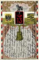 Regiment Dresden (O8000) Nr. 13 2. Jäger Batl.  1905 I-II (kleiner Einriss) - Reggimenti