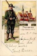 Regiment Freiberg (O9200) Nr. 12 1. Jäger Batl. 1904 I-II - Regimente