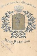 Regiment Koblenz (5400) Nr. 3 Telegraphen Batl.  Prägedruck 1917 I-II (fleckig) - Reggimenti