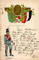 Regiment Leipzig (O7000) Nr. 16 2. Kgl. Sächs. Ulanen Regt. Prägedruck 1908 I-II - Reggimenti