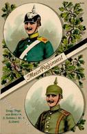 Regiment Lüben Nr. 4 Dragoner Regt. V. Bredow Prägedruck 1915 I-II - Reggimenti