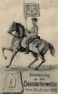 Regiment Mainz (6500) Husaren Verein Ehem. 13. Husaren Standartenweihe 1914 I-II - Reggimenti