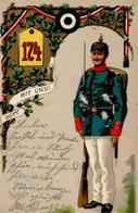 Regiment Metz (57000) Frankreich Nr. 174 Infanterie Prägedruck 1907 I-II - Reggimenti
