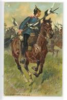 Regiment Nr.  7 Westf.  Dragoner Regt. Sign. Hoffmann, Anton Künstlerkarte 1915 I-II - Regimente