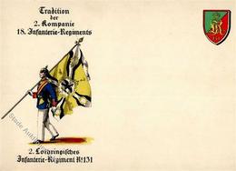 Regiment Nr. 131 2. Lothringisches Inft. Regt. 18 Inft. Regt. 2. Kompanie  I-II - Regimente