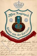 Regiment Salzwedel (O3560) Nr. 16 Ulanen Regt. Garnison Prägedruck 1918 I-II - Reggimenti
