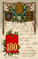 Regiment Schwäbisch Gmünd (7076) Nr. 180 Infanterie Regt.  Prägedruck 1907 I-II - Reggimenti