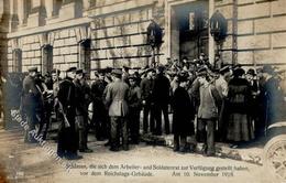 REVOLUTION BERLIN 1919 - Soldaten, Die Sich D. Arbeiter- Und Soldatenrat Am 10.11.18 Zur Verfüfung Gestellt Haben V.d. R - Guerra