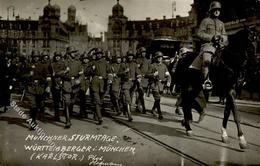 REVOLUTION MÜNCHEN 1919 - MÜNCHENER STURMTAGE - Württemberger In München - Photo Hoffmann, Ecken Gestoßen I-II - Krieg