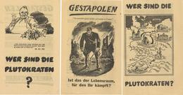 Anti Propaganda WK II Lot Mit 7 Flugblättern Royal Air Force 1940 I-II - Guerra 1939-45