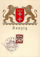 Propaganda WK II Danzig Wappen  I-II - Guerra 1939-45