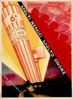 Propaganda WK II Italien 6. Divisione CC. NN. Tevere Sign. Gargiulo Künstlerkarte I-II (Marke Entfernt) - Guerra 1939-45