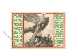 Propaganda WK II Italien Confederazione Fascista Degli Industriali KEINE AK I-II - Guerra 1939-45