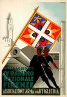 Propaganda WK II Italien IV. Raduno Nazionale Firenze Sign. Pezzini, A.  Künstlerkarte I-II - Guerra 1939-45