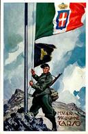 Propaganda WK II Italien M.V.S.N. 59. Legione Carso Sign. Pisani, V. Künstlerkarte I-II - Guerra 1939-45