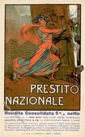 Propaganda WK II Italien Prestito Nazionale Sign. Petroni Künstlerkarte I-II - Guerra 1939-45