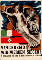 Propaganda WK II Italien Vinceremo Wir Werden Siegen I-II - Guerra 1939-45