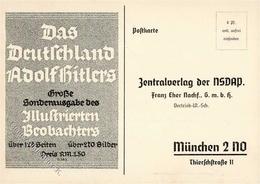 Propaganda WK II WK II Das Deutschland Adolf Hitlers Illustrierter Beobachter Zentralverlag Der NSDAP Franz Eher Nachf.  - Guerra 1939-45