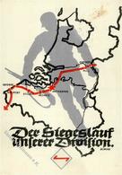 Propaganda WK II WK II Der Siegeslauf Unserer Division I-II (fleckig) - Guerra 1939-45