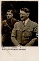 Hitler Baldur Von Schirach WK II PH 335 Foto AK I-II - Guerra 1939-45