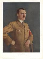 Hitler Kunstdruck Plakat 36 X 25,5 Cm Sign. Knirr, Heinrich I-II - Oorlog 1939-45