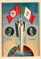 Hitler Mussolini WK II  I-II - Guerra 1939-45
