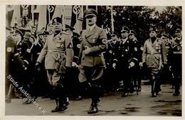 Hitler Mussolini WK II Foto-Karte I-II - Weltkrieg 1939-45