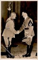 Hitler Mussolini WK II PH It. 10 Foto AK I-II - Oorlog 1939-45