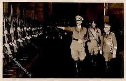 Hitler Mussolini WK II PH It. 5 Foto AK I-II - Guerra 1939-45