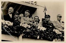 Hitler Stuttgart (7000) V. Papen Goebbels Tunfest WK II Foto AK I-II - Guerra 1939-45