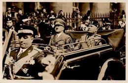 Hitler WK II  Mussolini PH It. 16 Foto AK I-II - Guerra 1939-45