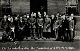 Hitler WK II Die Angeklagten Des Hitler-Prozesses  Foto AK I-II - Guerra 1939-45