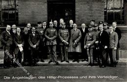 Hitler WK II Die Angeklagten Des Hitler-Prozesses  Foto AK I-II - Weltkrieg 1939-45