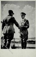 Hitler WK II Konstantin Hierl Foto AK I-II - Guerra 1939-45