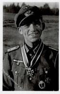 Ritterkreuzträger WK II  Greif-Division Knaack Hauptmann Foto AK I-II - Guerra 1939-45