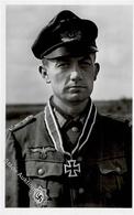 Ritterkreuzträger WK II  Greif-Division Neitzel Hauptmann Foto AK I-II - Oorlog 1939-45