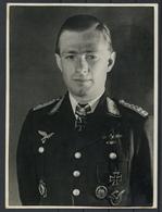 Ritterkreuzträger WK II Lent, Helmut Oberstleutnant Foto 13,5 X 18 Cm I-II - Guerra 1939-45