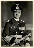 Ritterkreuzträger WK II Raeder Dr. H.c. Großadmiral Foto AK I-II - Guerra 1939-45