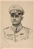 Ritterkreuzträger WK II Voigt, Gerhard Oberleutnant Sign. Graf Künstlerkarte I-II - Oorlog 1939-45