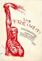 Reichsparteitag Nürnberg (8500) 1927 Zur Freiheit Sign. Mjölnir I-II - Oorlog 1939-45