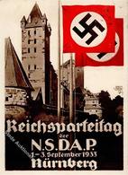 Reichsparteitag Nürnberg (8500) WK II 1933          I-II (fleckig) - Oorlog 1939-45