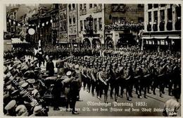 Reichsparteitag Nürnberg (8500) WK II 1933 Parade Der SA Vor Dem Führer Foto AK I-II - Oorlog 1939-45