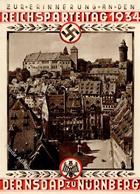 Reichsparteitag Nürnberg (8500) WK II 1934  I-II - Guerra 1939-45